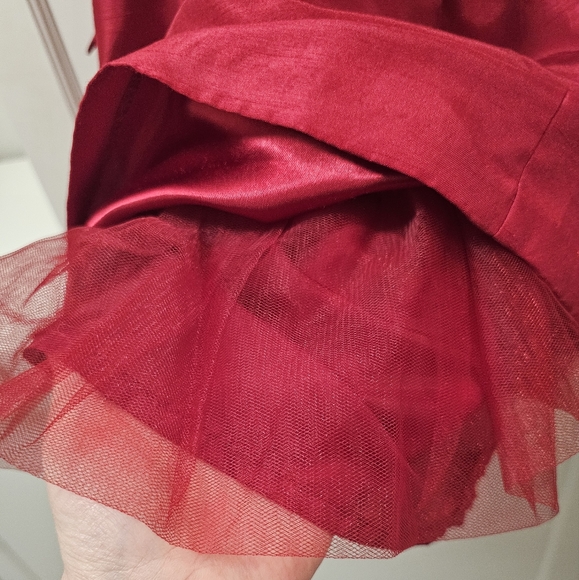 Girls Red Holiday Dress size 6 - Picture 3 of 3